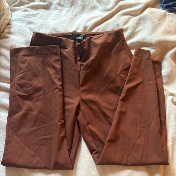 Christian Siriano Women's Brown Cropped Pants - Picture 2 of 4